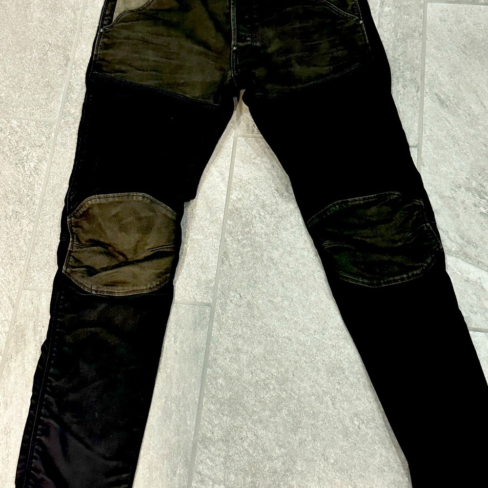 Men’s green/black g-star slim fit jeans excellent condition size 32/32